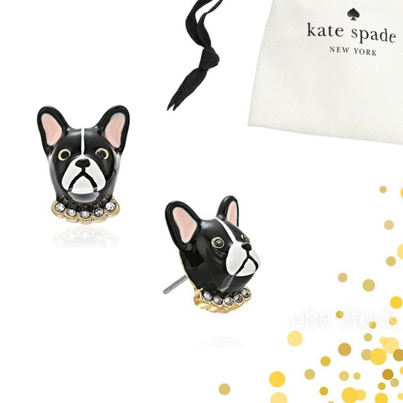 kate spade Jewelry - kate spade Ma Cherie French Bulldog Earrings